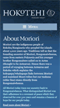 Mobile Screenshot of moriori.co.nz
